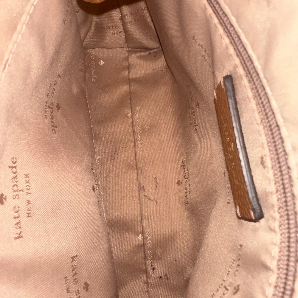 Kate Spade New York Brown Pebbled Leather Crossbody Bag - Picture 3 of 3
